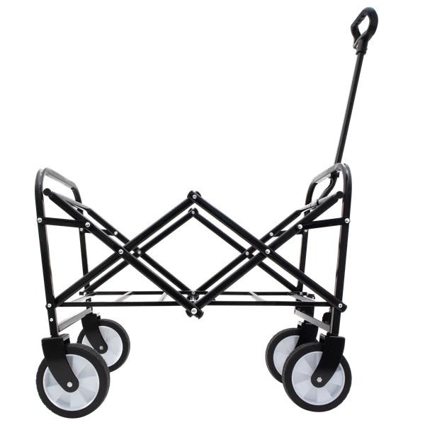 Collapsible Foldable Wagon Cart With Strapping System, Beach Wagon ,