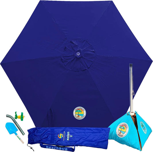 ALL-IN-ONE BEACH UMBRELLA SYSTEM. Includes ULTRA Base (Compliant with