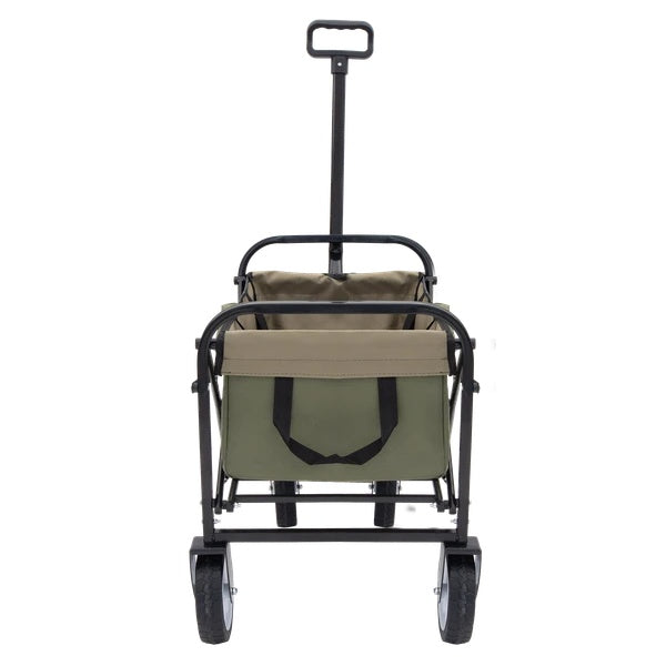 Collapsible Foldable Wagon Cart With Strapping System, Beach Wagon ,